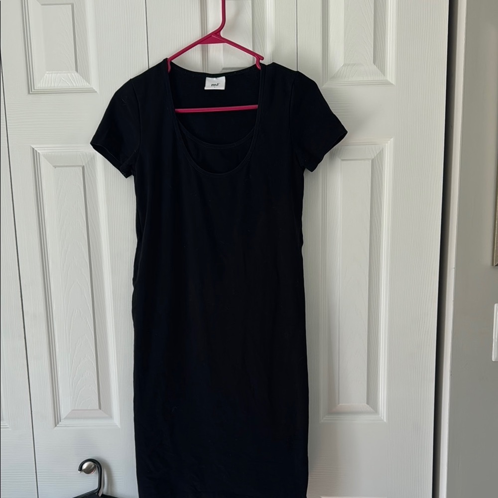 Black Short Sleeve Dress